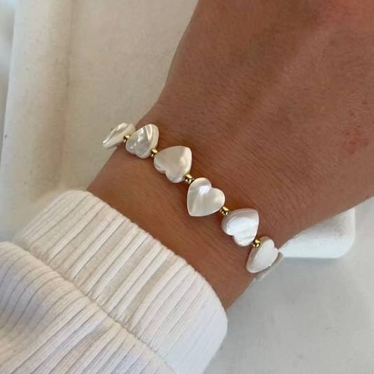 Браслет 'Pearl Hearts'